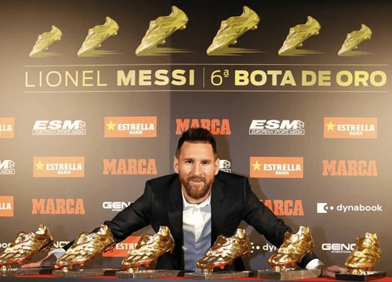 Lionel Messi đã giành được bao nhiêu chiếc Giày vàng châu Âu?