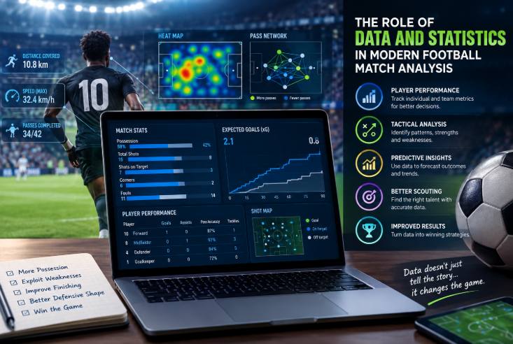 The Role of Data and Statistics in Modern Football Match Analysis