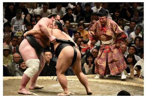 Why are there East and West ranks in professional sumo?