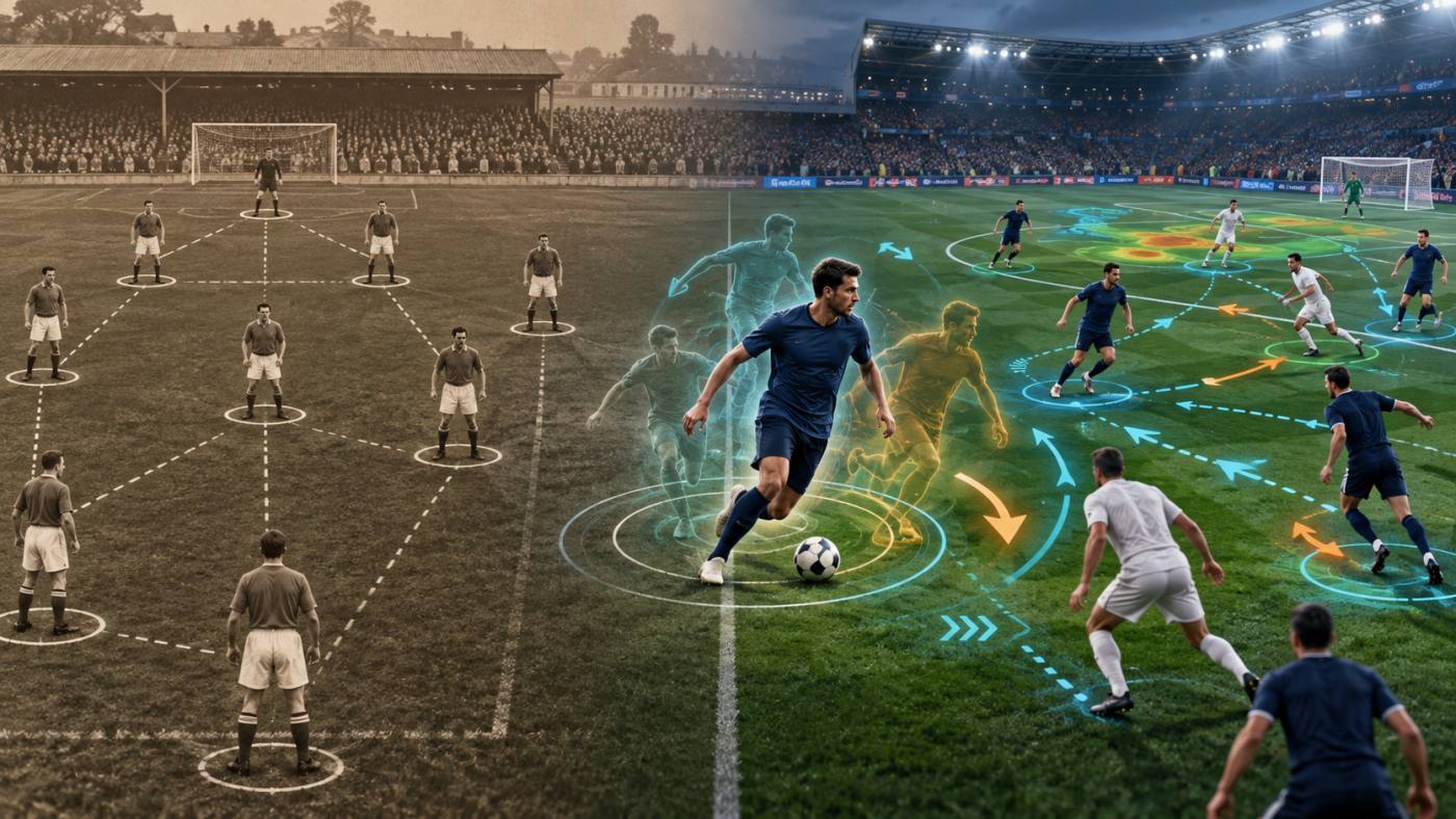 How Football Changed From Classic Formations to Universal Players
